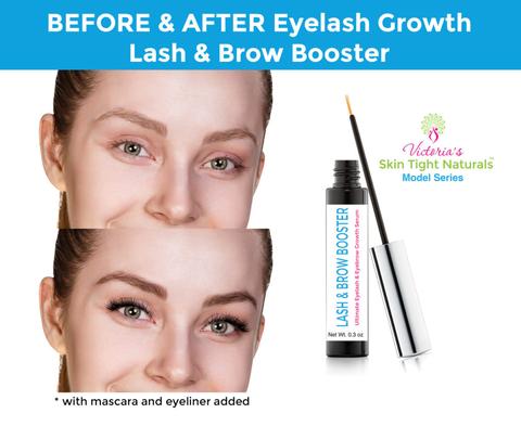 Eyelash Enhancer & Brow Booster Increases Length and Volume Naturally and Quickly