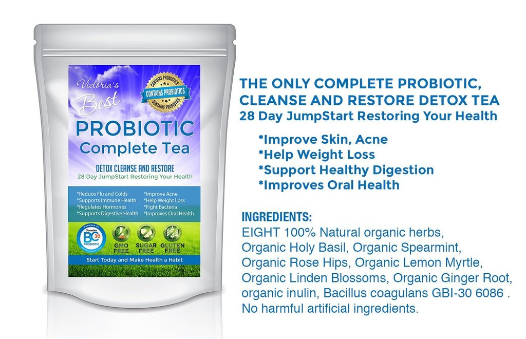Probiotic Complete Tea 28 Day Healthy Detox