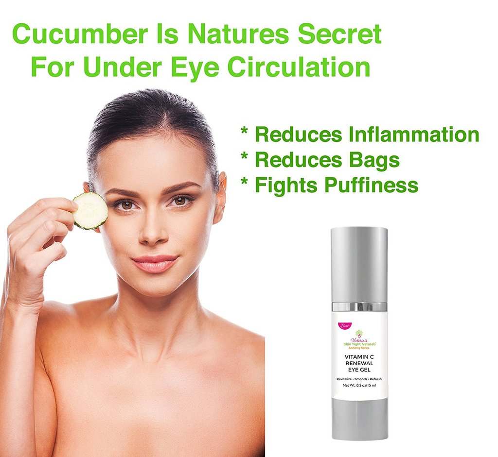 Renewal Eye Gel with Vitamin C For Dark Circles, Puffiness and Wrinkles